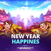 New Year Happiness slot game interface at winzir